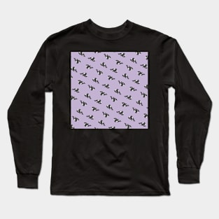 Orca Pattern Long Sleeve T-Shirt